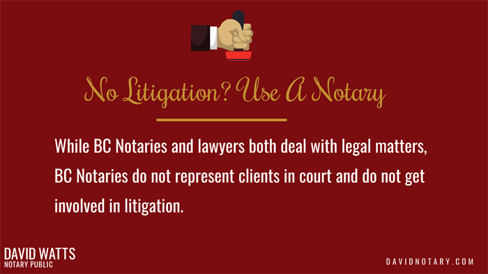 The Difference Between Lawyers and Notaries